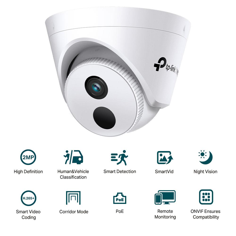 TP-LINK VIGI 2MP TURRET NTW CAMERA 4MM - Image 3