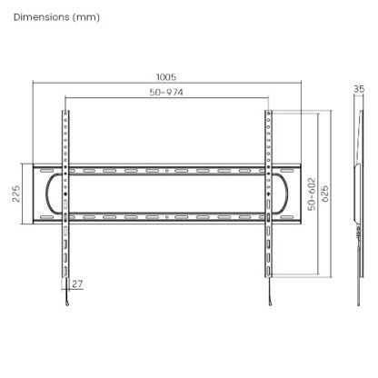 TV MOUNT SERIOUX TV7369F 60"-120" 120KG - Image 7