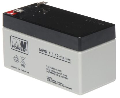 1.3AH / 12V MW POWER battery