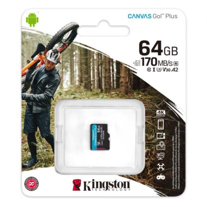 SD CARD KS 64GB CL10 UHS-I CANVAS GO PLS - Image 2