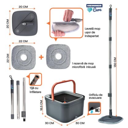 MEGA CLEAN ROTARY MOP CLEANING SET - Image 8