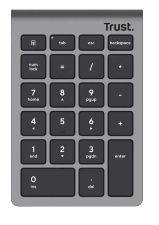 Trust numeric keyboard Xalax WS, gray