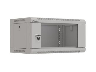 19" wall rack cabinet, 4U grey