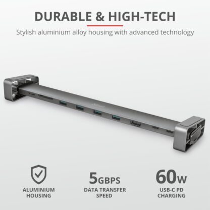 Trust Dalyx Aluminium 10-in-1 USB-C Dock - Image 7