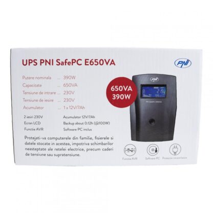 PNI UPS SafePC E650VA 390W - Image 8