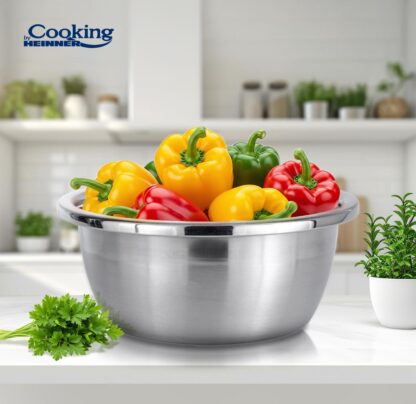 28 CM STAINLESS STEEL BOWL, ARIA - Image 2