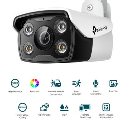 TP-LINK VIGI 3MP BULLET NTW CAMERA 2.8MM - Image 2