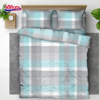 King size cotton bed set, 92 gsm, Square