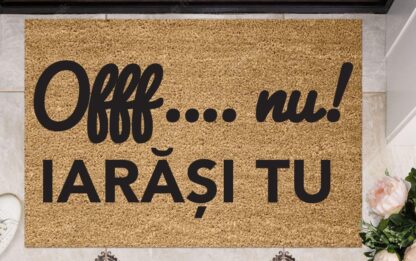 COIR DOOR MAT 60X40 CM, OFFF - Image 3
