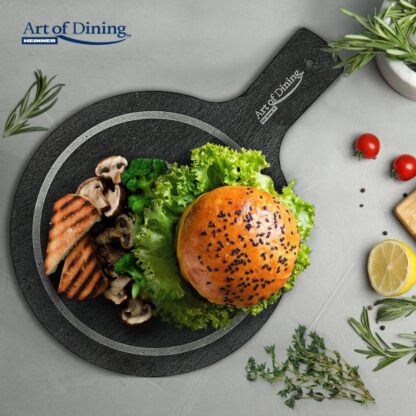 ROUND SLATE PLATE, WITH HANDLE, 28X20CM - Image 4
