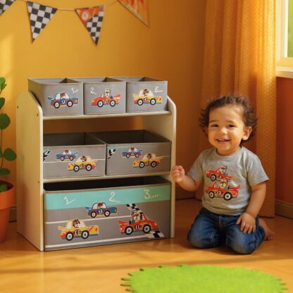 Dulap depozitare jucarii Cars, U-Grow - Image 5