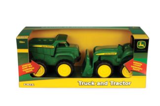 Dump truck and tractor