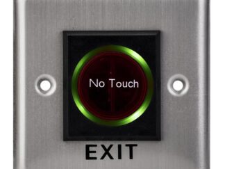 Recessed infrared exit button