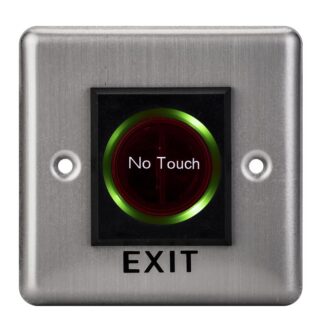 Recessed infrared exit button
