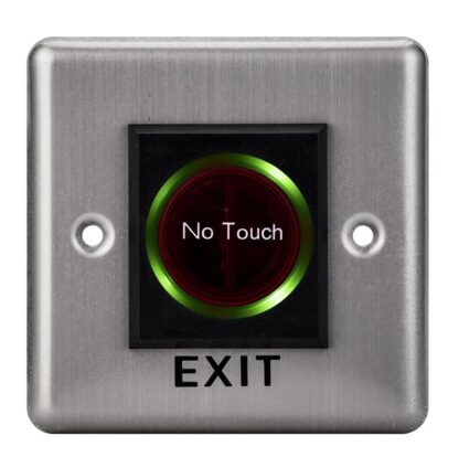 Recessed infrared exit button