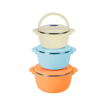 FOOD WARMER 3 PCS SET 2+4+6L,BELLY ORANGE - Image 2