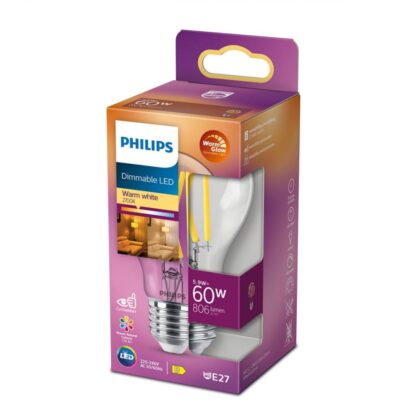 Philips Classic A60 vintage LED bulb, adjustable power