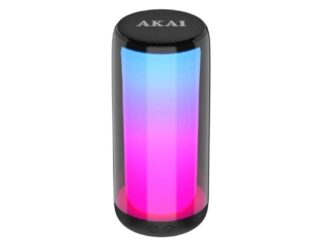 Portable speaker Akai CS2 GLOW, 10w, black