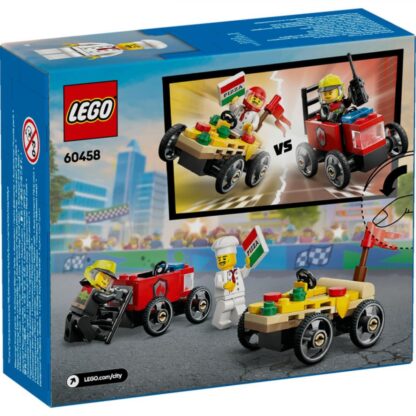 Pizza vs. Fire Truck Race Car Pack 60458 - Image 4