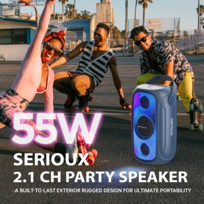 SERIOUX PARTYBOOM 55W PORTABLE SPEAKER - Image 3