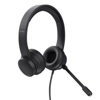 Trust Ayda wired headphones, black