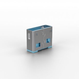 Lindy 10 USB Port Locks BLUE no Key