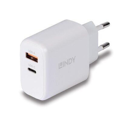 Lindy USB Type-A & C 65W charger