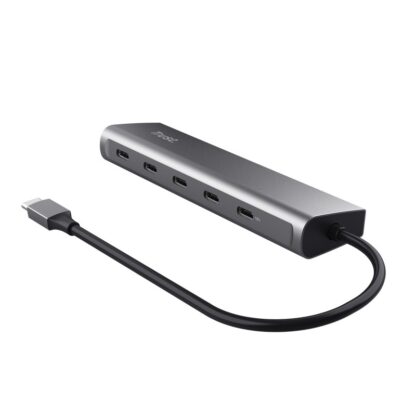 Hub Trust Halyx 5 x USB-C, gray - Image 4