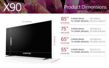 LED TV 75" SONY XR75X90KAEP - Image 8