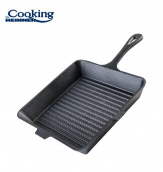 PURE CAST IRON GRILL PANE, 25 X 4.7 CM