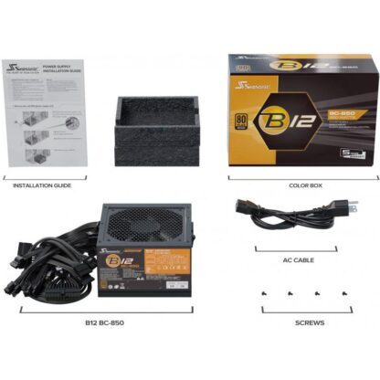 PSU Seasonic B12 BC-850 80+ Bronze 850 - Image 5