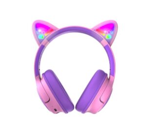 PowerLocus Headphones for Kids Pink