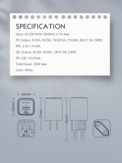 SERIOUX 30W QC NETWORK CHARGER - Image 14
