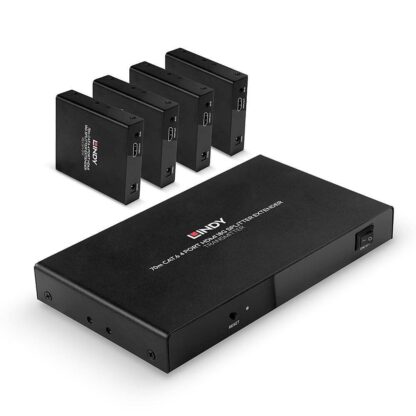 Lindy 70m 4 Port Cat6 HDMI 4K60 Split/Ex