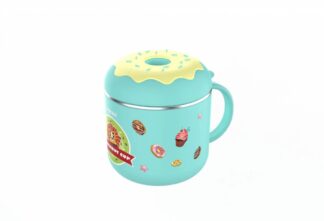 Thermos mug with lid, blue, U-Grow
