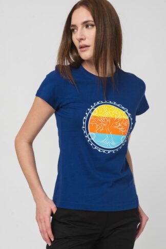 Royal Blue-Xl Women's Family Wheel T-Shirt