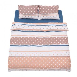 Lenjerie dubla 100% bumbac 4 piese, Polk