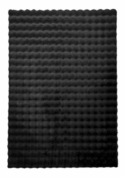 PAOPAO FUR CARPET 200X300 CM BLACK - Image 2