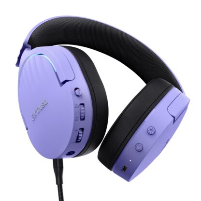 Trust GXT 491P Fayzo wired headphones, purple - Image 3