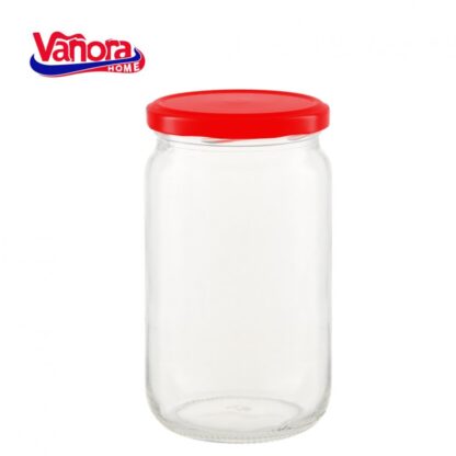 GLASS STORAGE JAR WITH LID 720 ML - Image 2
