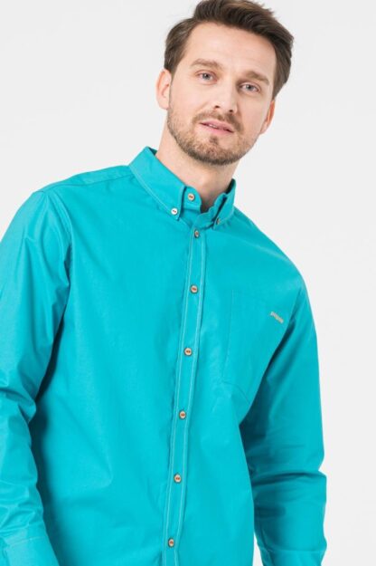 Men's Casual Shirt Turqoise M - Image 5