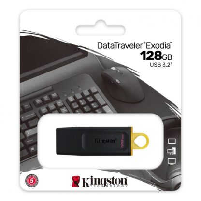 Kingston USB 128GB DATATRAVELER EXODIA 3.2 B/Y