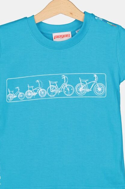 Pegas Children's Multibike T-shirt Blue Atoll-12 - Image 3