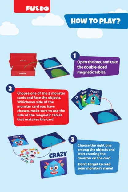 MAGNETIC GAME-CREATE A MONSTER - Image 5