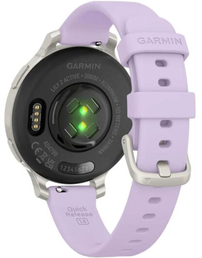 Garmin Lily 2 Silver/Jasmine Purple watch - Image 3