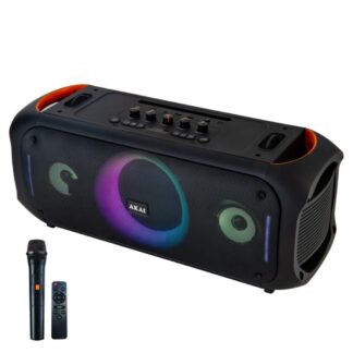 Akai BT 5.3 portable speaker, 80W power