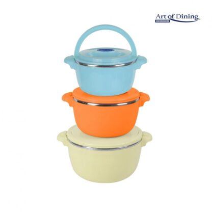 FOOD WARMER 3 PCS SET 2+4+6L,BELLY BEIGE - Image 2