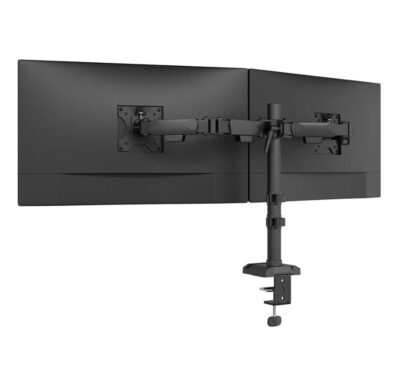 Neomounts double monitor desk stand 24"-34" black - Image 2