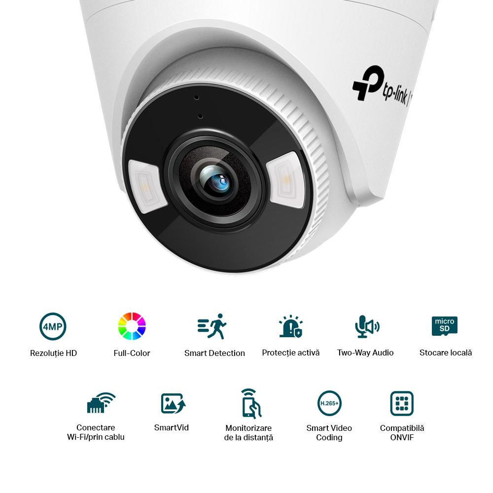 TP-LINK VIGI 4MP TURRET NTW CAMERA 4MM - Image 2