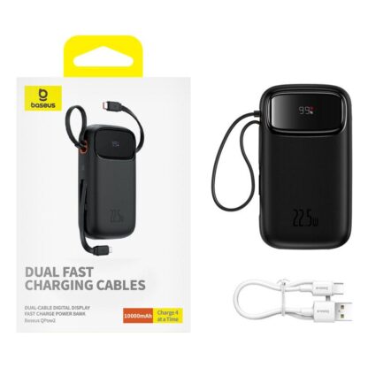 Baseus Qpow2 external battery, 10000mAh black - Image 2